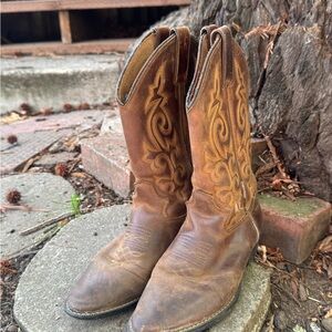 Brown Western Cowboy Boots